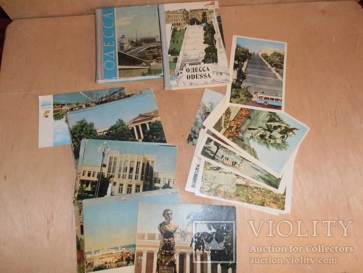 Книги и набор открыток об Одессе