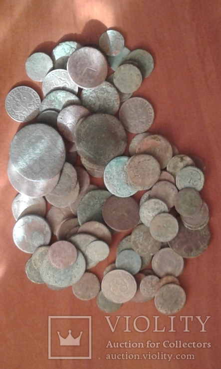 Монеты разные копаные  97 шт, фото №2