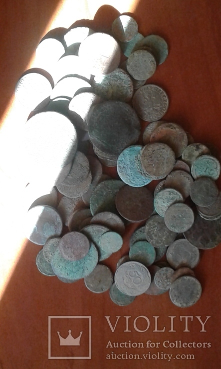 Монеты разные копаные  97 шт, фото №3