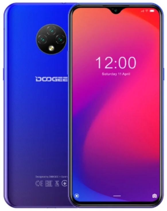 Doogee X95 Blue 6.52" , 4G , 4350 mAh + БАМПЕР, фото №2