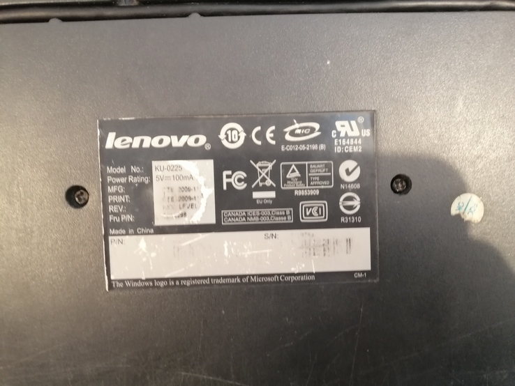 Клавіатура Lenovo, numer zdjęcia 4