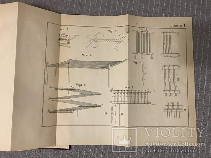 1909 Руководство по ручному ткачеству и Производству ковров, фото №7
