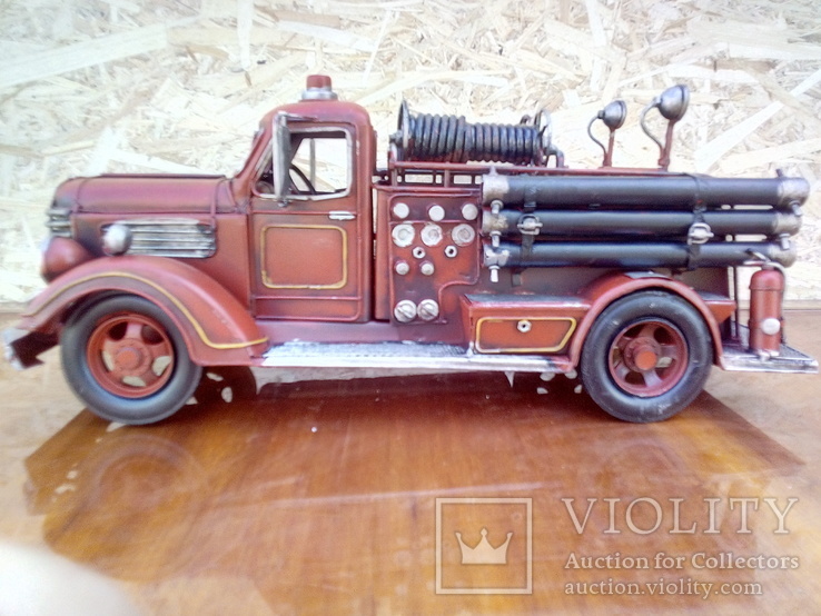 Модель автомобиля,ретро грузовик, пожарная машина, фото №7