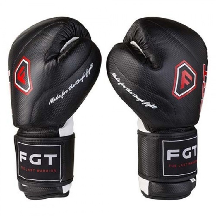 Боксерские перчатки FGT, Cristal, черный