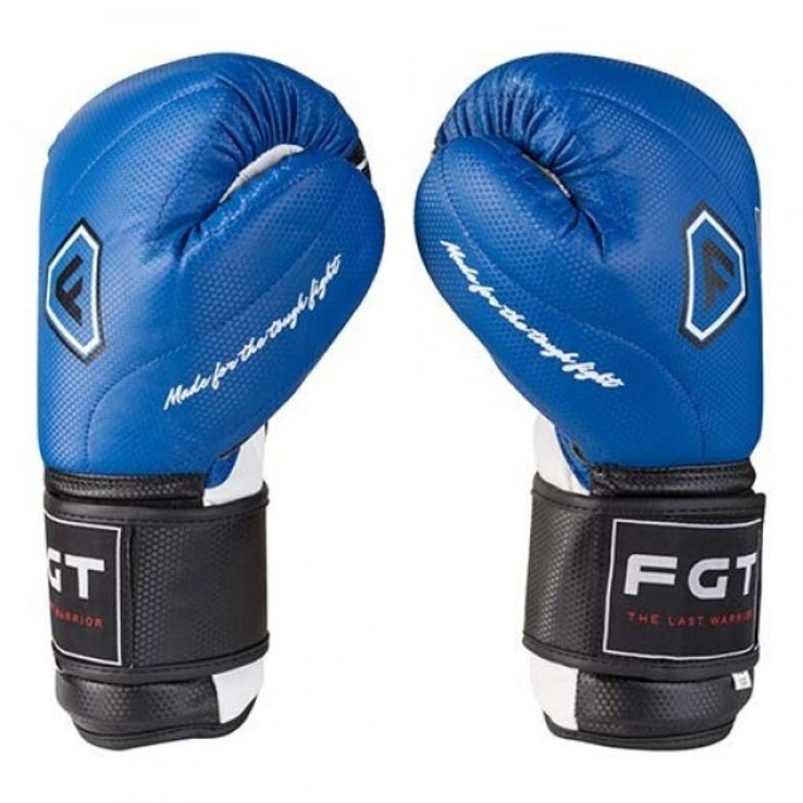Боксерские перчатки FGT, Cristal, синий