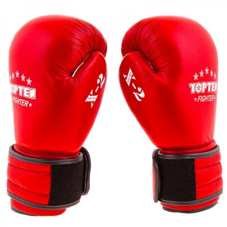Боксерские перчатки TopTen X-2 кожа, 8 oz, фото №2