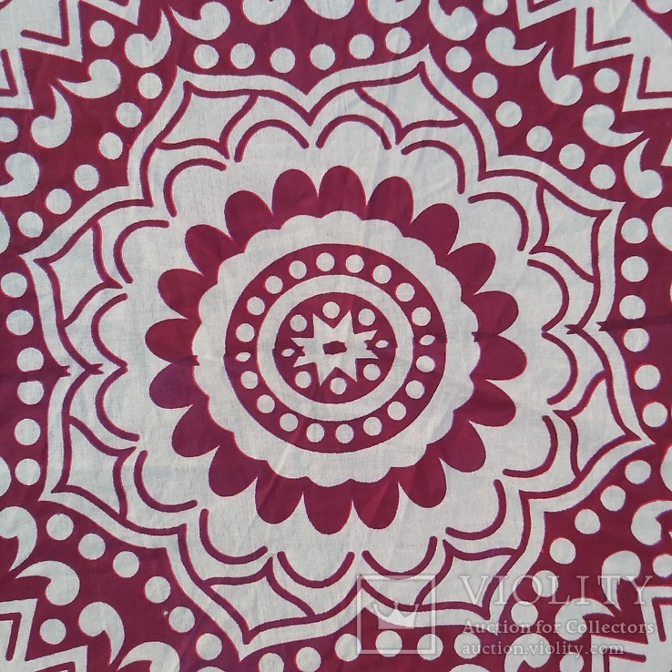Ethnic tablecloth for a round table D 180 cm.India.Eco-cotton., photo number 10