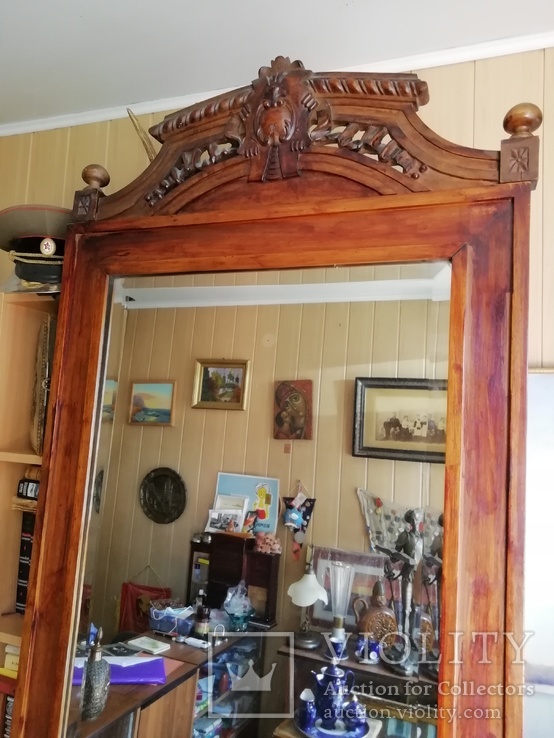 Мебель напольное зеркало дерево столик до 1917, фото №6