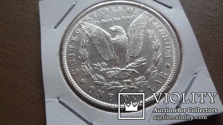 1  доллар 1887  США  серебро   Холдер  18 ~, фото №3