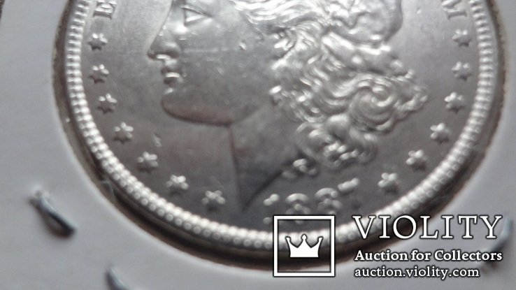 1  доллар 1887  США  серебро   Холдер  18 ~, фото №7