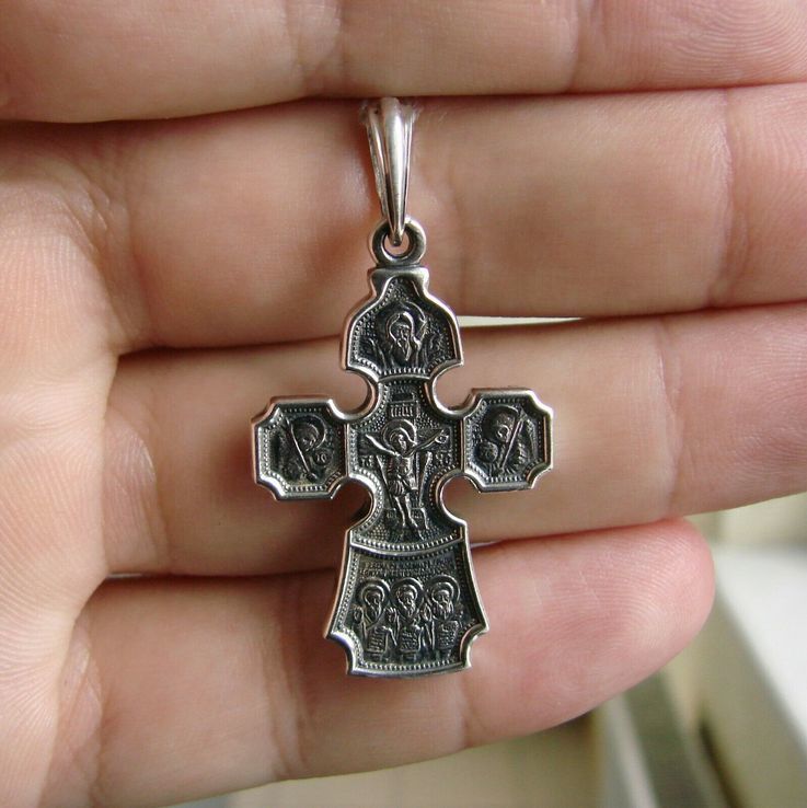 Православный серебряный (925) крест. (2), numer zdjęcia 3