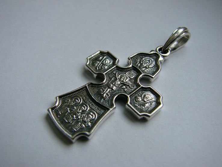 Православный серебряный (925) крест. (2), фото №4