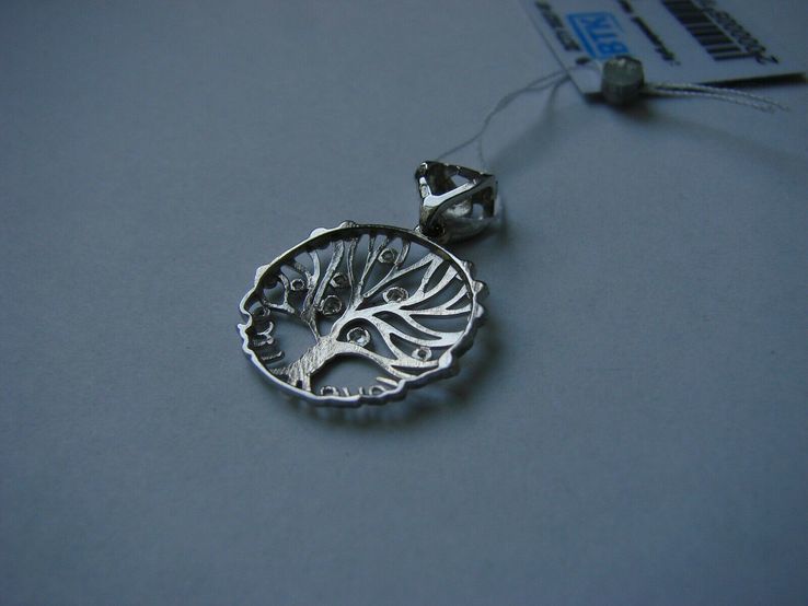 Маленький кулон, в форме дерева( LIFE LOVE) Серебро 925, фото №8