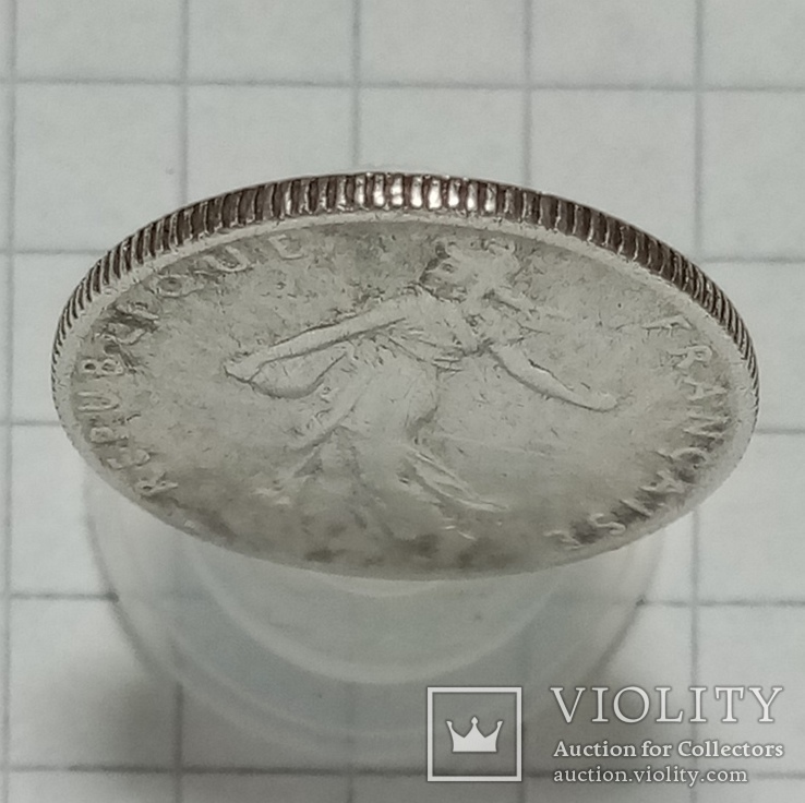  50 сантимов Франция 1918г серебро, фото №4