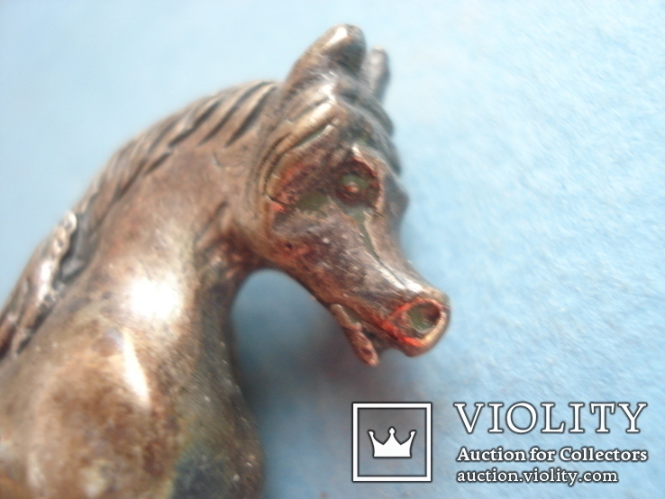 Серебряная статуэтка лошади., фото №7