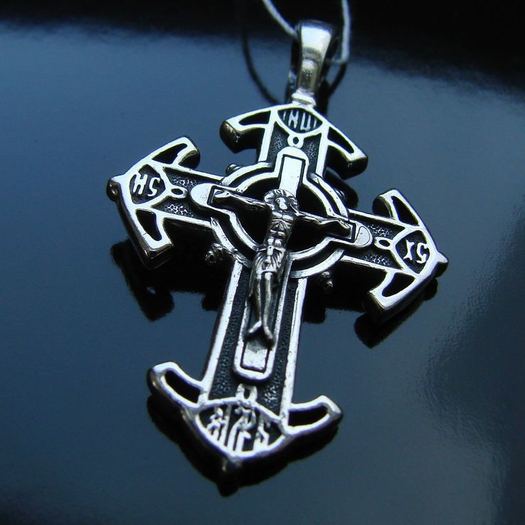 Православный серебряный (925) крест., фото №11