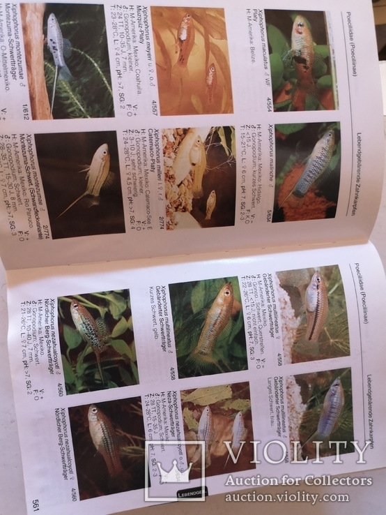 Книга аквариум рыбки  Baensch Aquarium Atlas Photo Index 1-5, фото №11