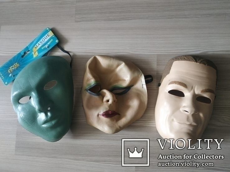 Три карнавальные маски., фото №4