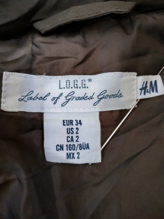 Куртка. Парка зимняя L.O.G.G. p-p 34(прибл. XS), фото №9