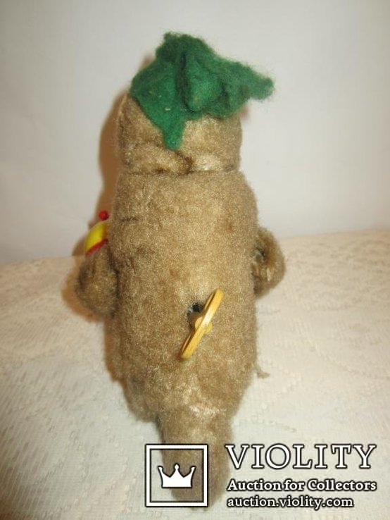 Старинная заводная обезьяна с погремушками Германия, фото №9