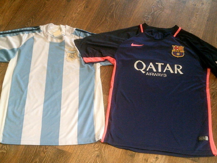Messi 19 , 10 - футболки Барса, Аргентина, фото №8