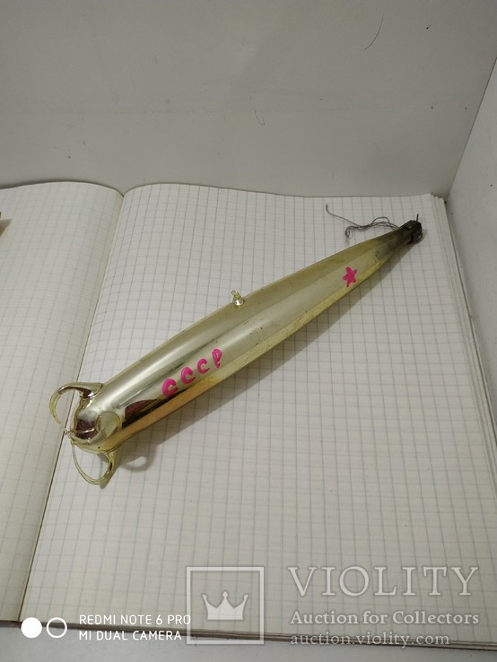 Елочная игрушка Ракета СССР, фото №2