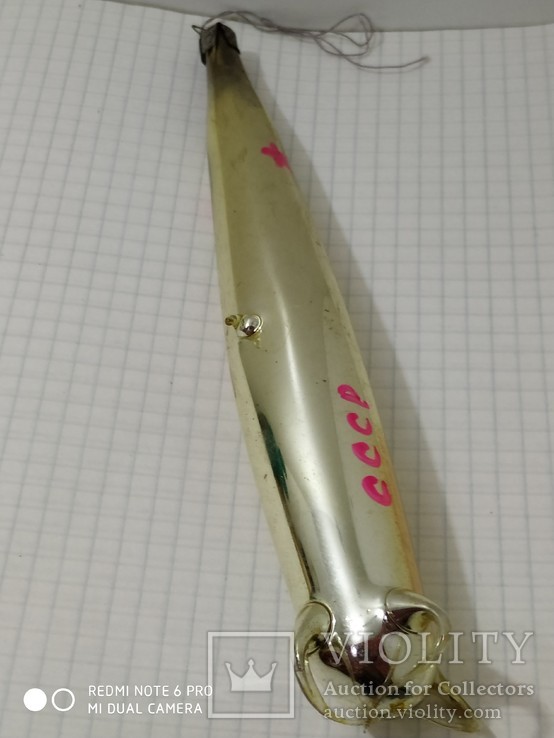 Елочная игрушка Ракета СССР, фото №12