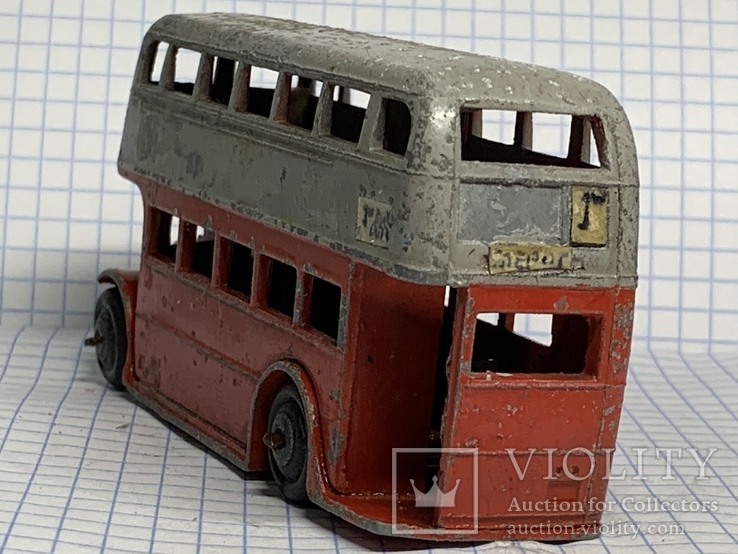 Dinky  1938-1947 AEC double decker bus No 29c.(9), фото №6