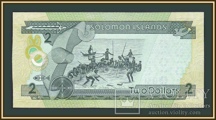 Соломоновы о-ва 2 доллара 2011 P-25 (25a.2) UNC, фото №3