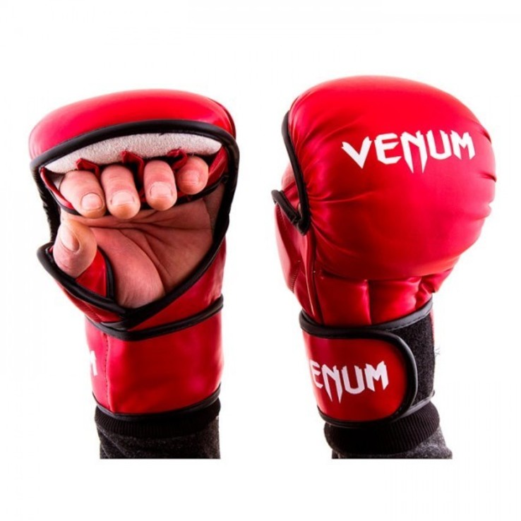 Перчатки Venum MMA, Flex, XL красный, фото №3