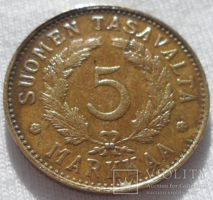 Финляндия 5 марок 1949, фото №3