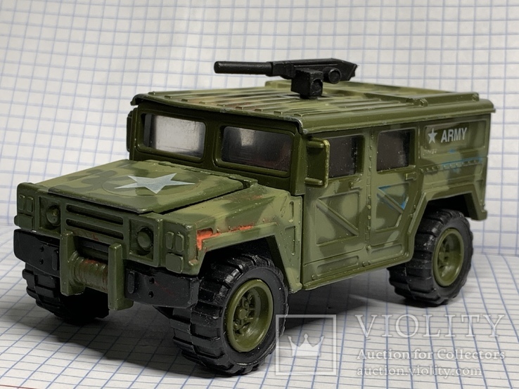 Soma Toys Mighty Wheels Military US Army Jeep Vehicle 1998, фото №2