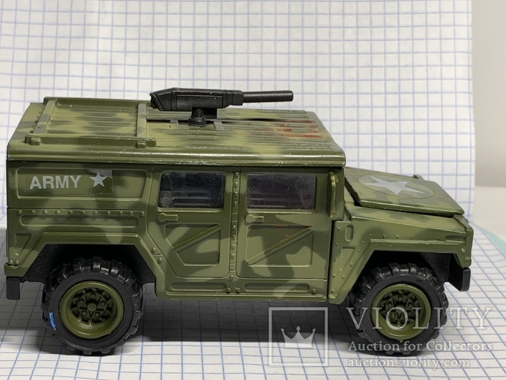 Soma Toys Mighty Wheels Military US Army Jeep Vehicle 1998, фото №5