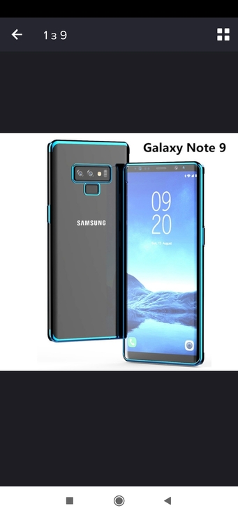 Силіконовий чохол для Samsung Galaxy note 9, фото №3