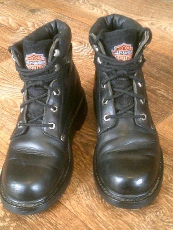 Harley  - фирменные кожаные ботинки разм.39, фото №7