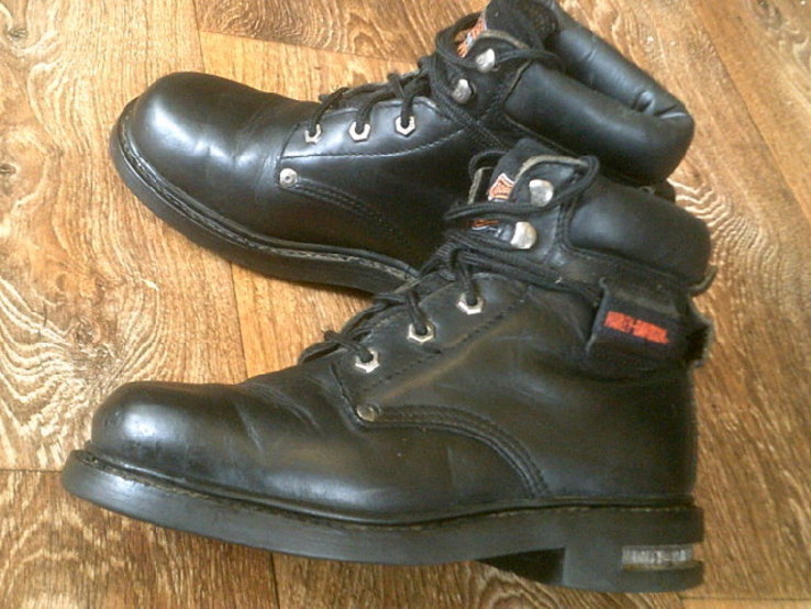 Harley  - фирменные кожаные ботинки разм.39, фото №4