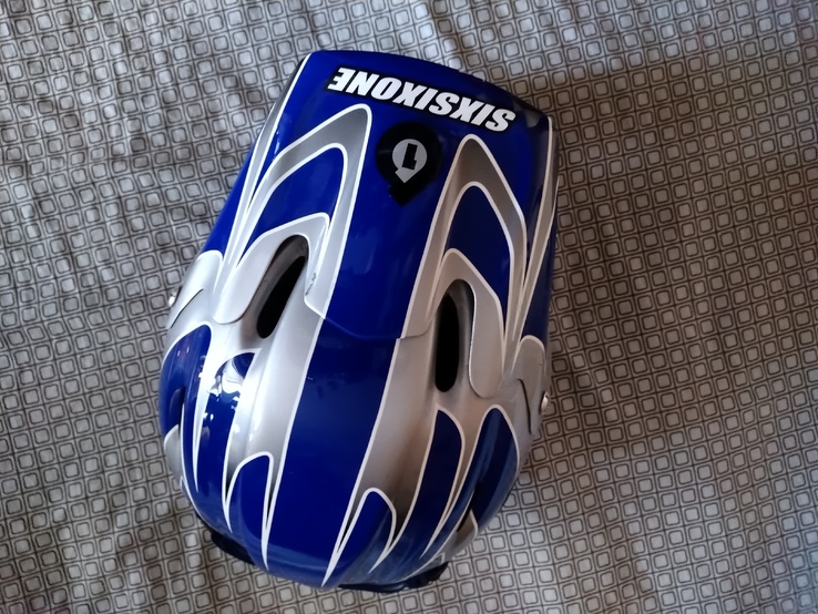 Шлем закрытый велосипедный SixSixOne и маска Fox, фото №5