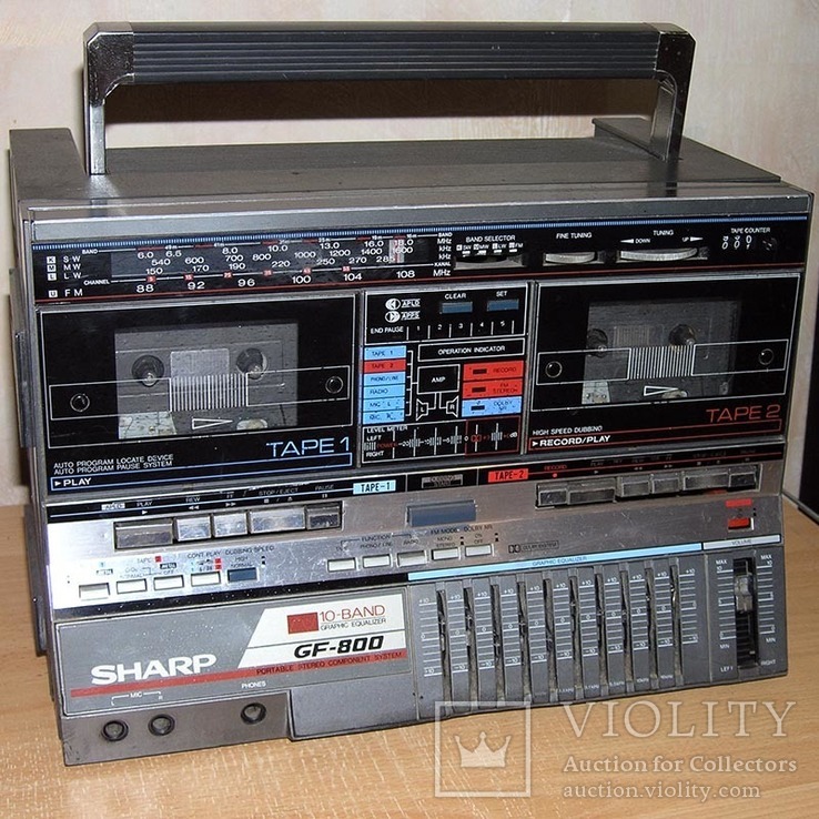 Магнитола Sharp GF-800 корпус на запчасти, фото №2