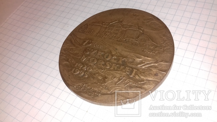 Настольная памятная медаль Польша .Морская тема., фото №6