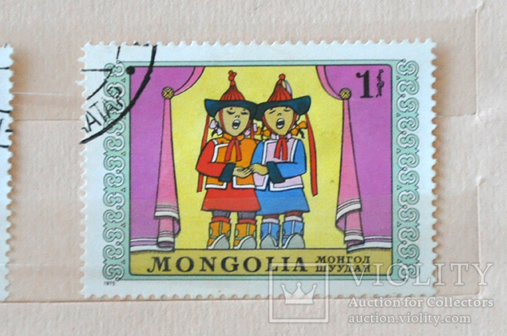 Марки Монголии, серия Международный день детей,  4 шт. 70-е годы, фото №5