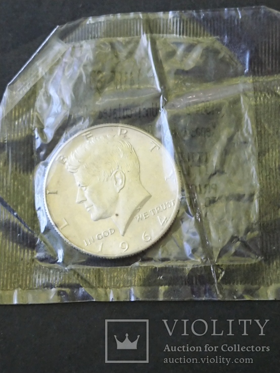 Монетка HALF DOLLAR 1964, фото №4