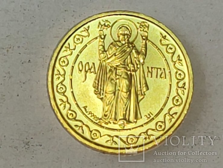 Оранта. 50 гривень 1996. Золото., фото №3
