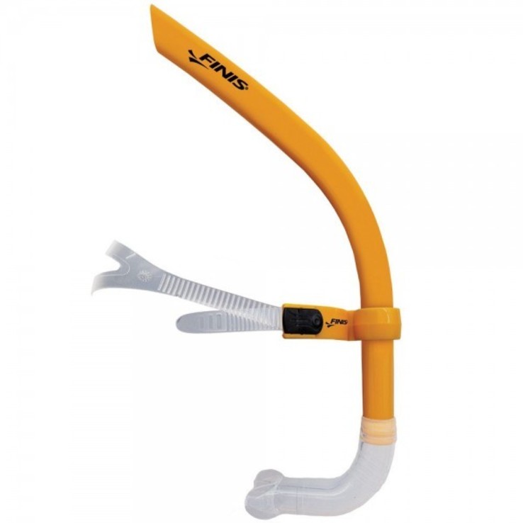 Трубка для плавания Glide Snorkel Sunset Orange Sr, Finis rating, фото №2