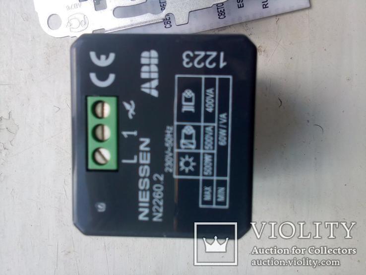 Светорегулятор поворотный Niessen Zenit N2260.2 BL новыйПроизводство Испания новый, фото №5