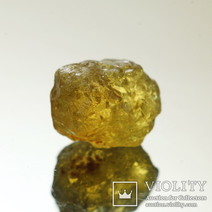 Ювелирный кристалл гроссуляра граната 3.6155 карат VS   8.9х7.1х5.8мм, Мадагаскар., фото №4