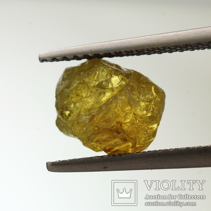 Ювелирный кристалл гроссуляра граната 3.6155 карат VS   8.9х7.1х5.8мм, Мадагаскар., фото №2