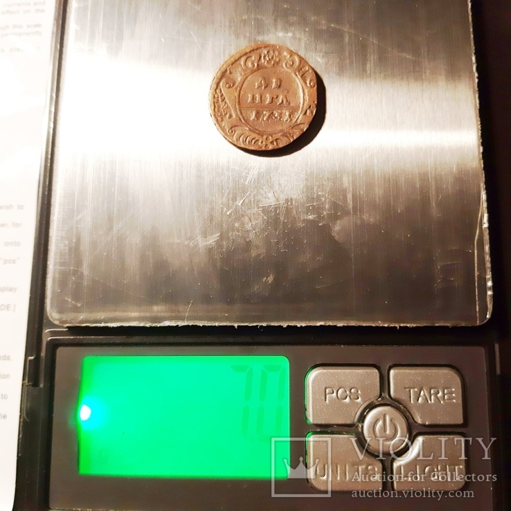 Монета РИ Денга 1731 года. В отличном качестве, фото №4