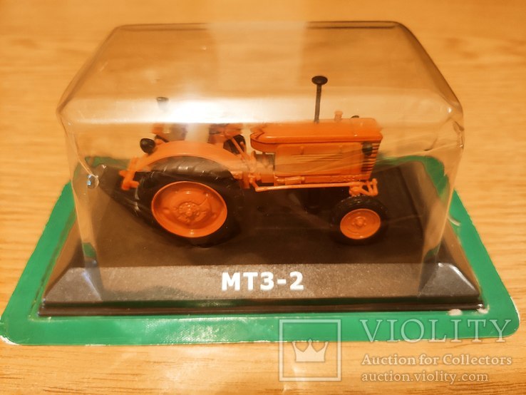 Модель МТЗ-2 1/43 Тракторы Hachette в блистере, фото №2