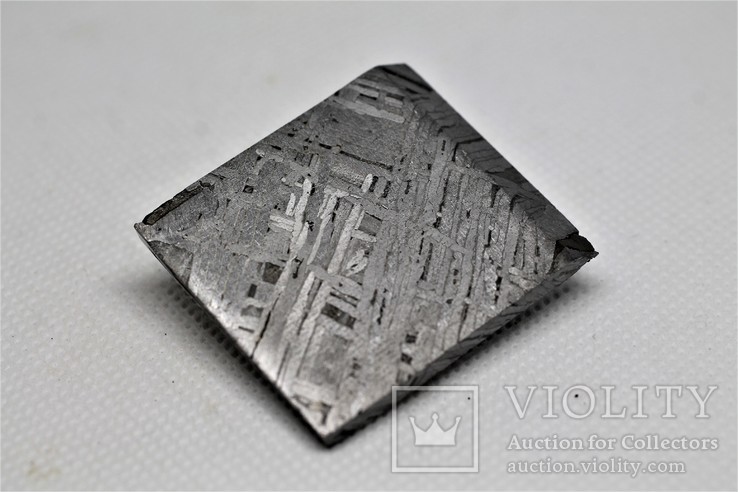 Пластина із залізного метеорита Aletai, 39.1 грам, із сертифікатом автентичності, фото №2