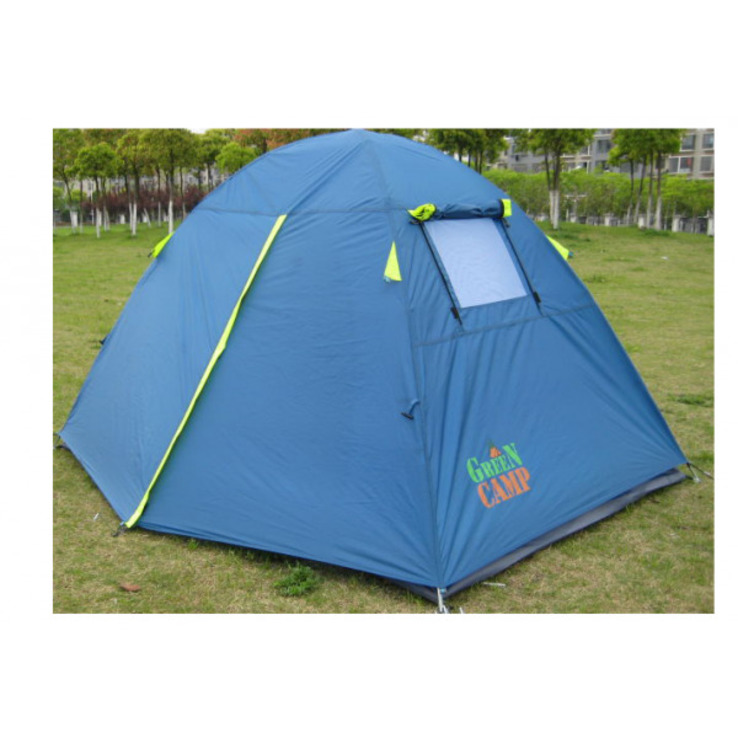 Палатка 2-х местная GreenCamp 1001-B, синий, фото №2
